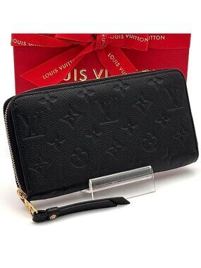 Louis Vuitton Wallet Zippy Monogram Black